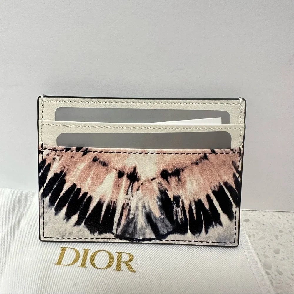 Dior Limited Edition Tie Dye Card Holder